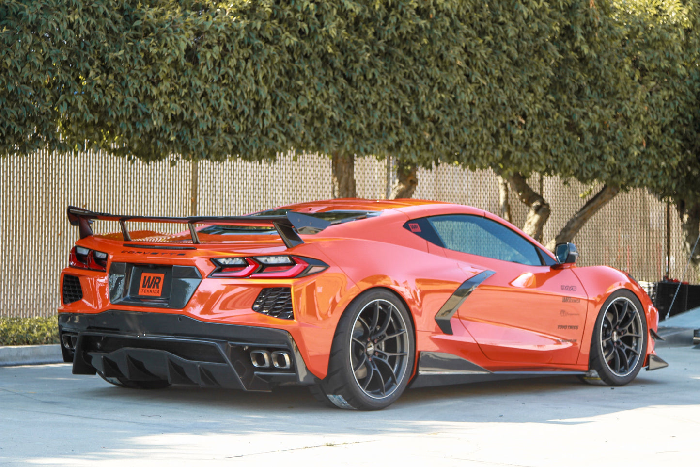 APR Chevrolet Corvette C8 Carbon Fiber Side Rocker Extensions/ Side Skirt