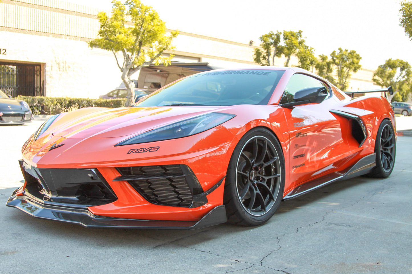 APR Chevrolet Corvette C8 Carbon Fiber Side Rocker Extensions/ Side Skirt