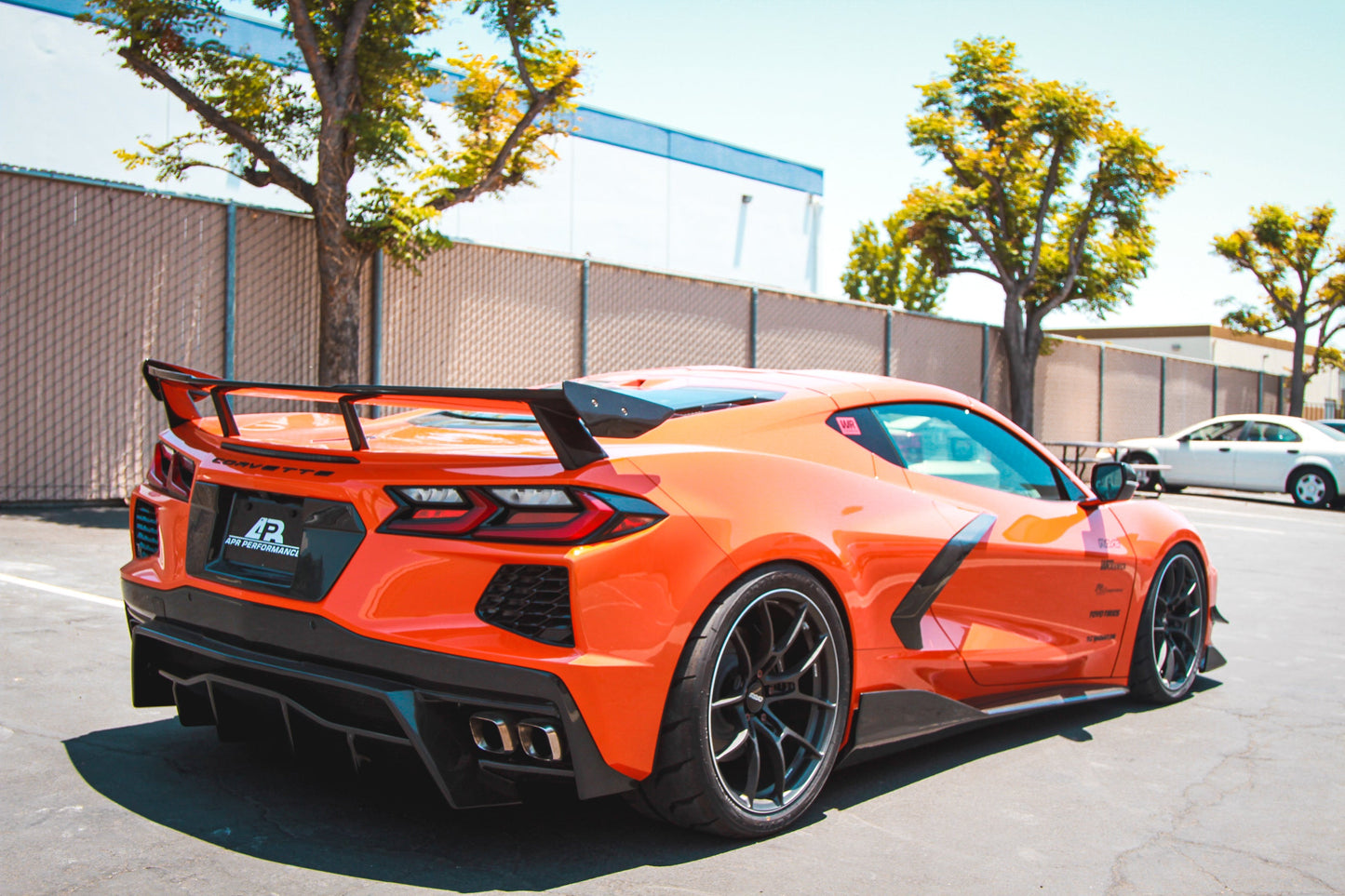 APR Chevrolet Corvette C8 Carbon Fiber License Plate Backing