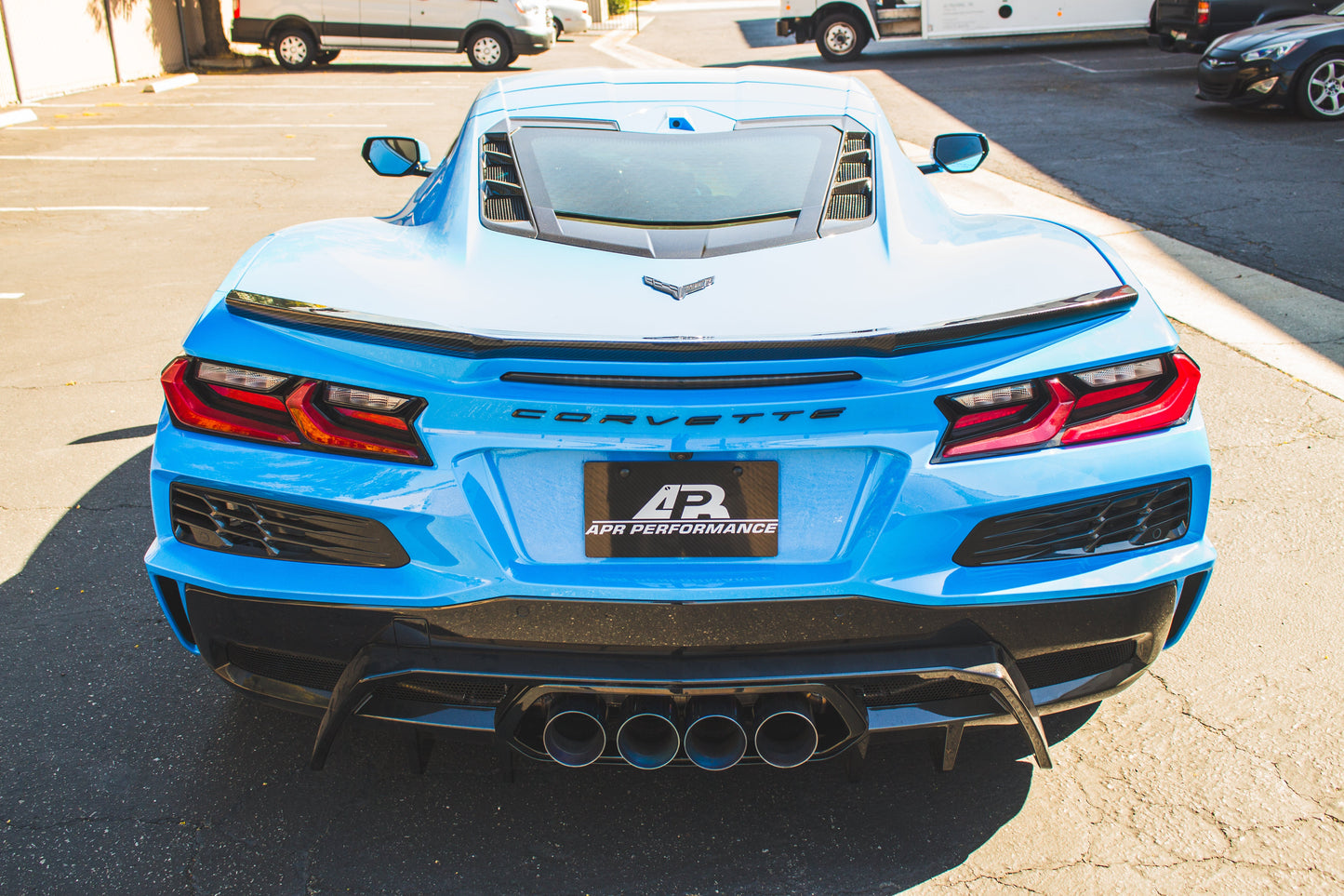 APR Chevrolet Corvette C8 Z06 Carbon Fiber Rear Spoiler Delete