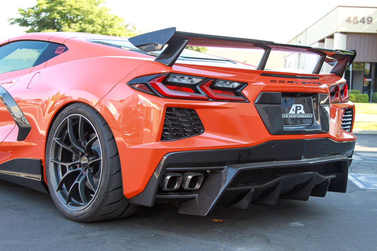 APR Chevrolet Corvette C8 Carbon Fiber Rear Diffuser