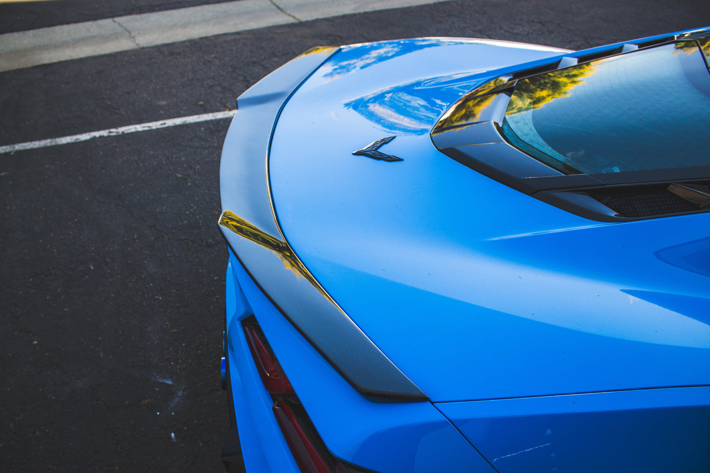 APR Chevrolet Corvette C8 Z06 Carbon Fiber Rear Spoiler Delete