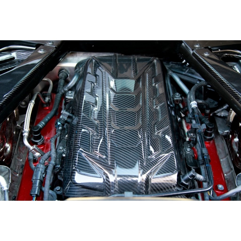 APR Chevrolet Corvette C8 Carbon Fiber Engine Plenum Cover, Appearance Panels, and Package