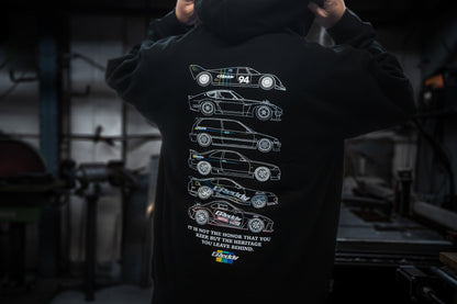 GReddy Heritage 4.0 Hood - Black