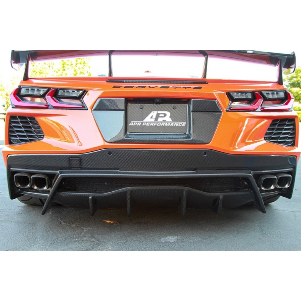 APR Chevrolet Corvette C8 Carbon Fiber Rear Diffuser