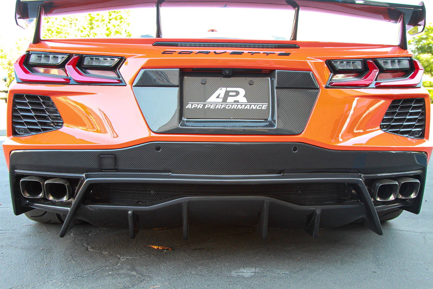 APR Chevrolet Corvette C8 Carbon Fiber Rear Diffuser