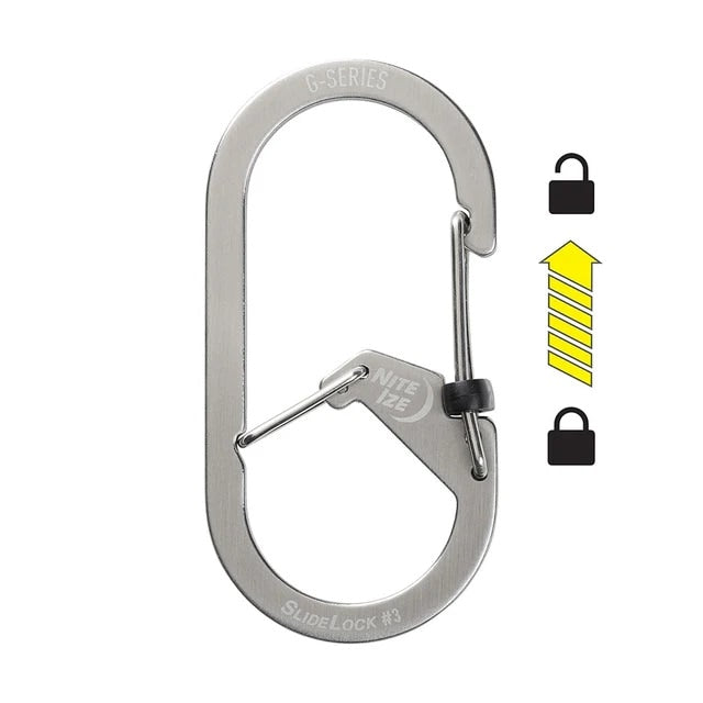 TOM'S Racing NITEIZE x TOM'S G-Series Slidelock Dual Chamber Carabiner