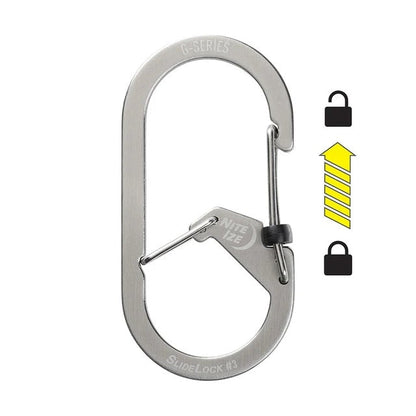 TOM'S Racing NITEIZE x TOM'S G-Series Slidelock Dual Chamber Carabiner