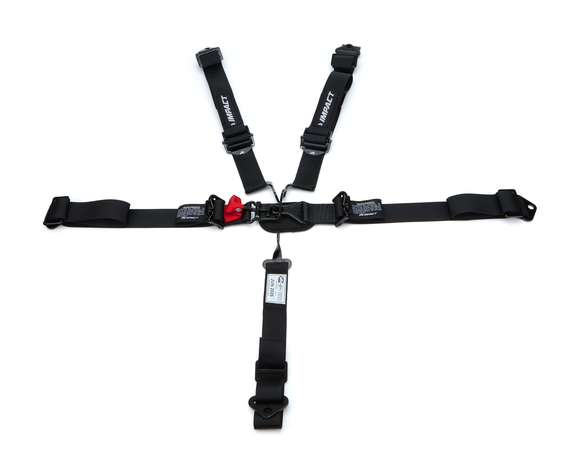 Impact Racing Restraint 5-PT L/L 2in P/D Both Lap Ind Shldr Safety Restraints Seat Belts and Harnesses main image