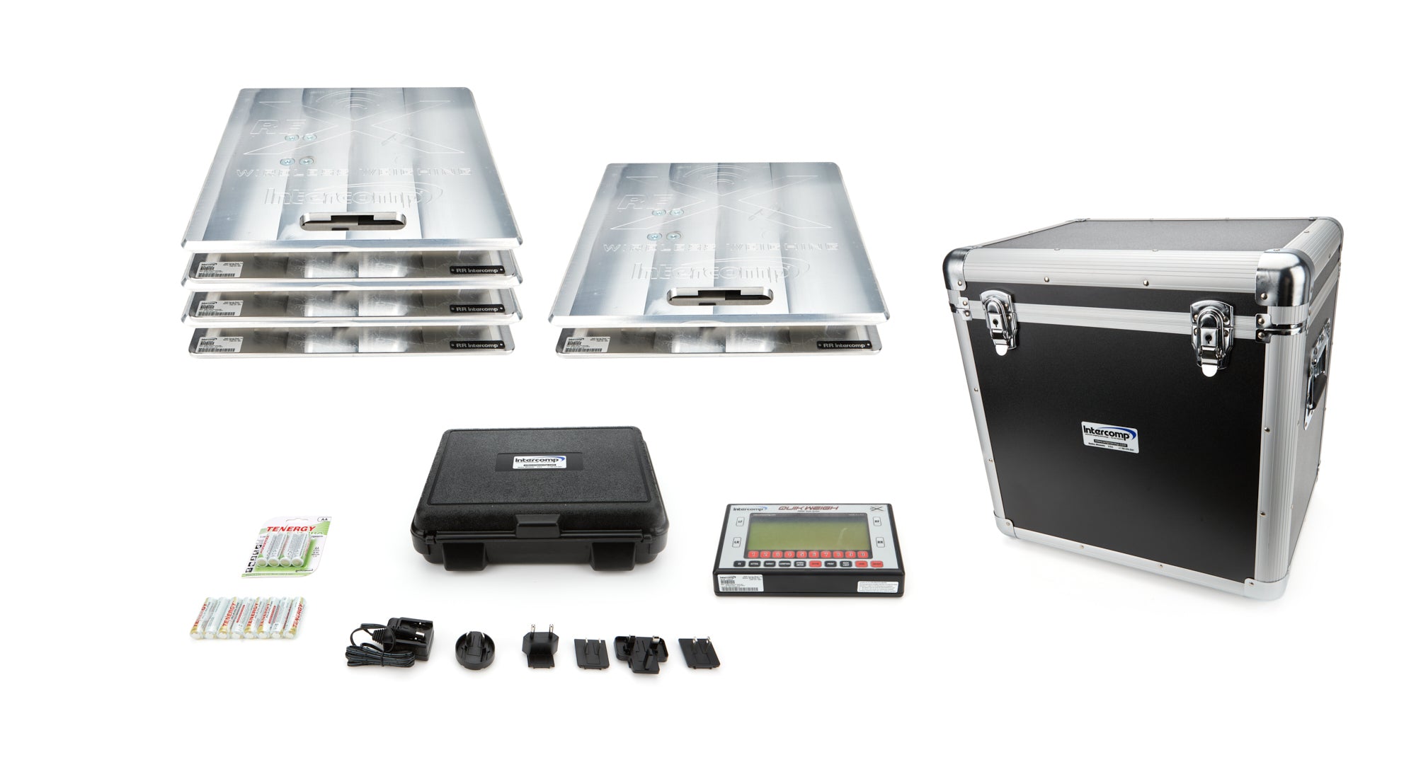 Intercomp Scale System w/ Case SW 650 Wireless / Bluetooth Suspension Tuning Vehicle Scales main image