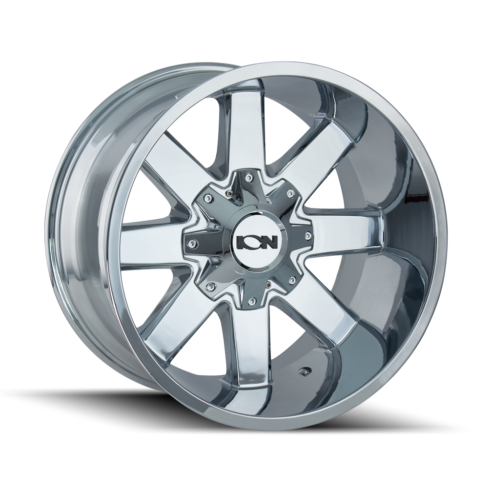 ION Wheels ION 141 20x9 / 8x165.1 BP / 0mm Offset / 130.8mm Hub Chrome Wheel 141-2981C