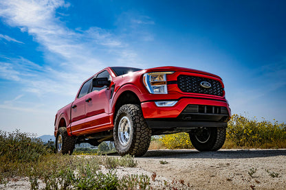 ICON 21-23 Ford F150 Tremor 4WD 3.5-4.5in Stage 3 Suspension Sys Tubular UCA / Leaf Pack K93143TL