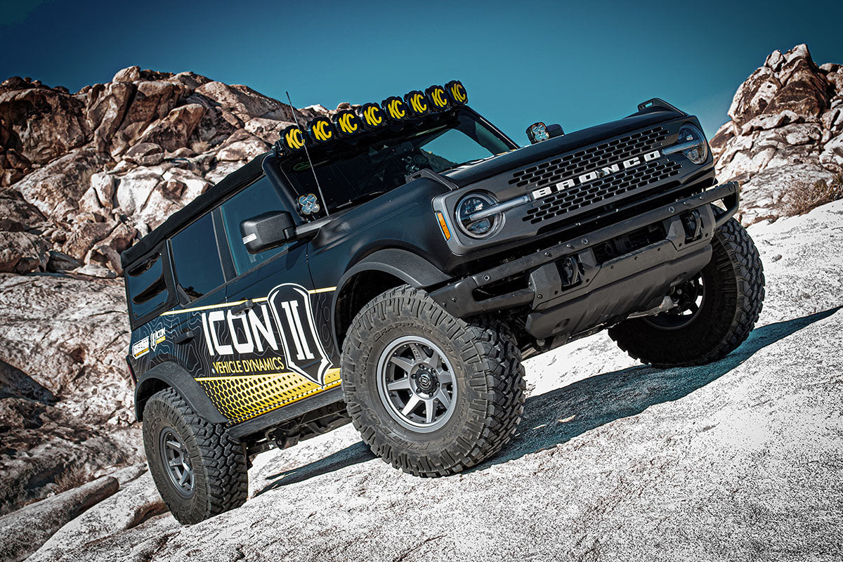 ICON 21-UP BRONCO NON-SASQUATCH 3-4" LIFT STAGE 6 SUSPENSION SYSTEM TUBULAR K40006T