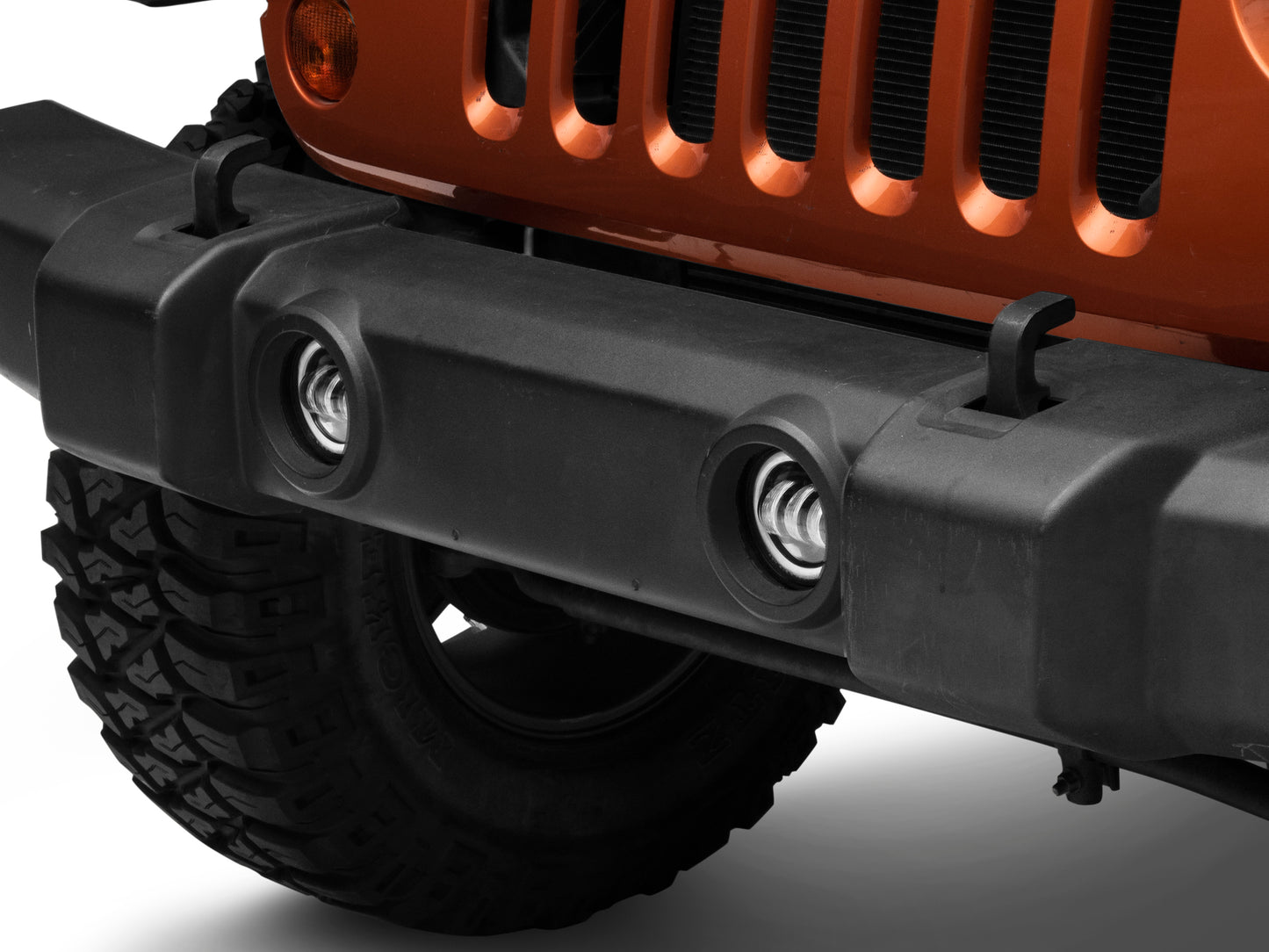 Raxiom 07-22 Jeep Wrangler JK/JL Axial Series Halo LED Fog Lights- White J130813