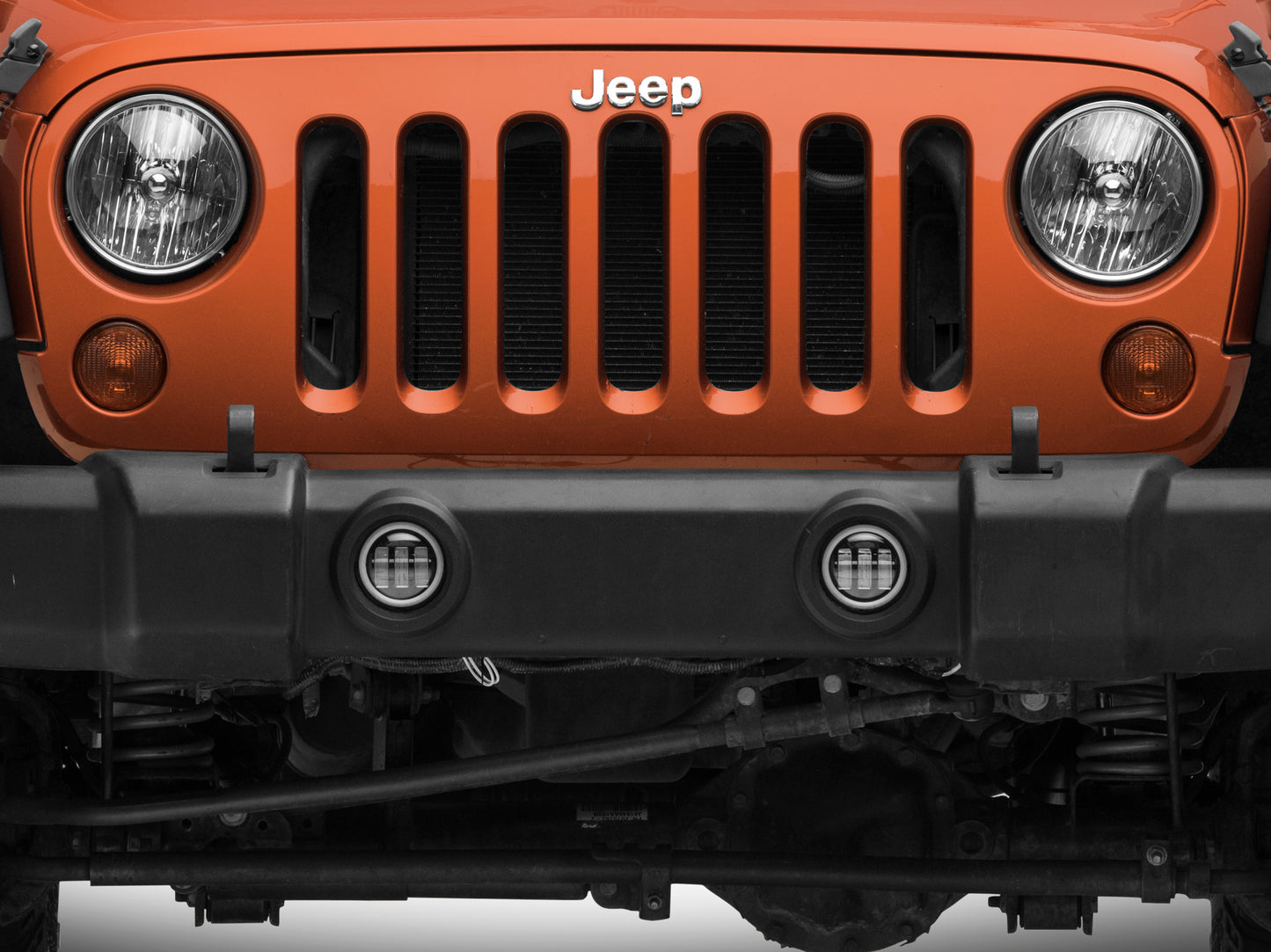 Raxiom 07-22 Jeep Wrangler JK/JL Axial Series Halo LED Fog Lights- White J130813