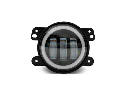 Raxiom 07-22 Jeep Wrangler JK/JL Axial Series Halo LED Fog Lights- White J130813