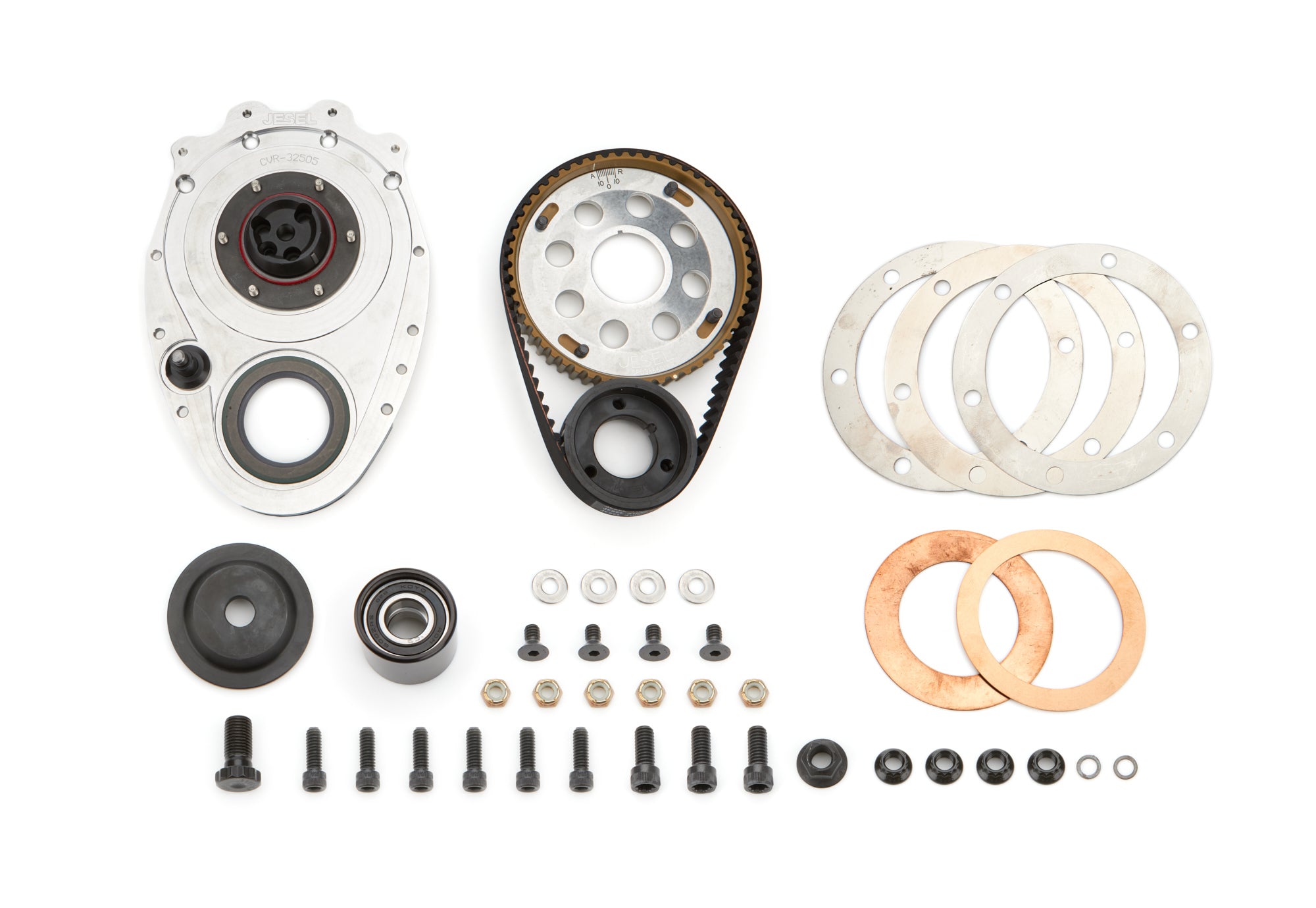 Jesel SBC Belt Drive Kit w/391 Rasied Cam & BBC Snout Camshafts and Valvetrain Timing Belt Sets and Components main image