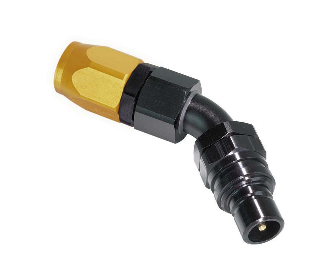 Jiffy-Tite 6an 45-Degree QC Plug Hose End Fittings and Plugs Quick Disconnect Fittings main image