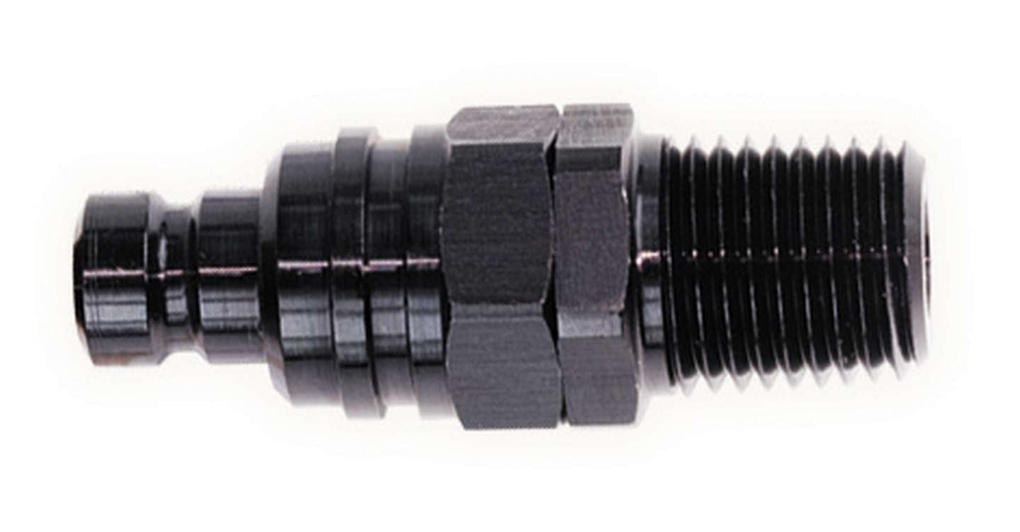 Jiffy-Tite Q/R Male 3/8 NPT Plug Black Fittings and Plugs Quick Disconnect Fittings main image