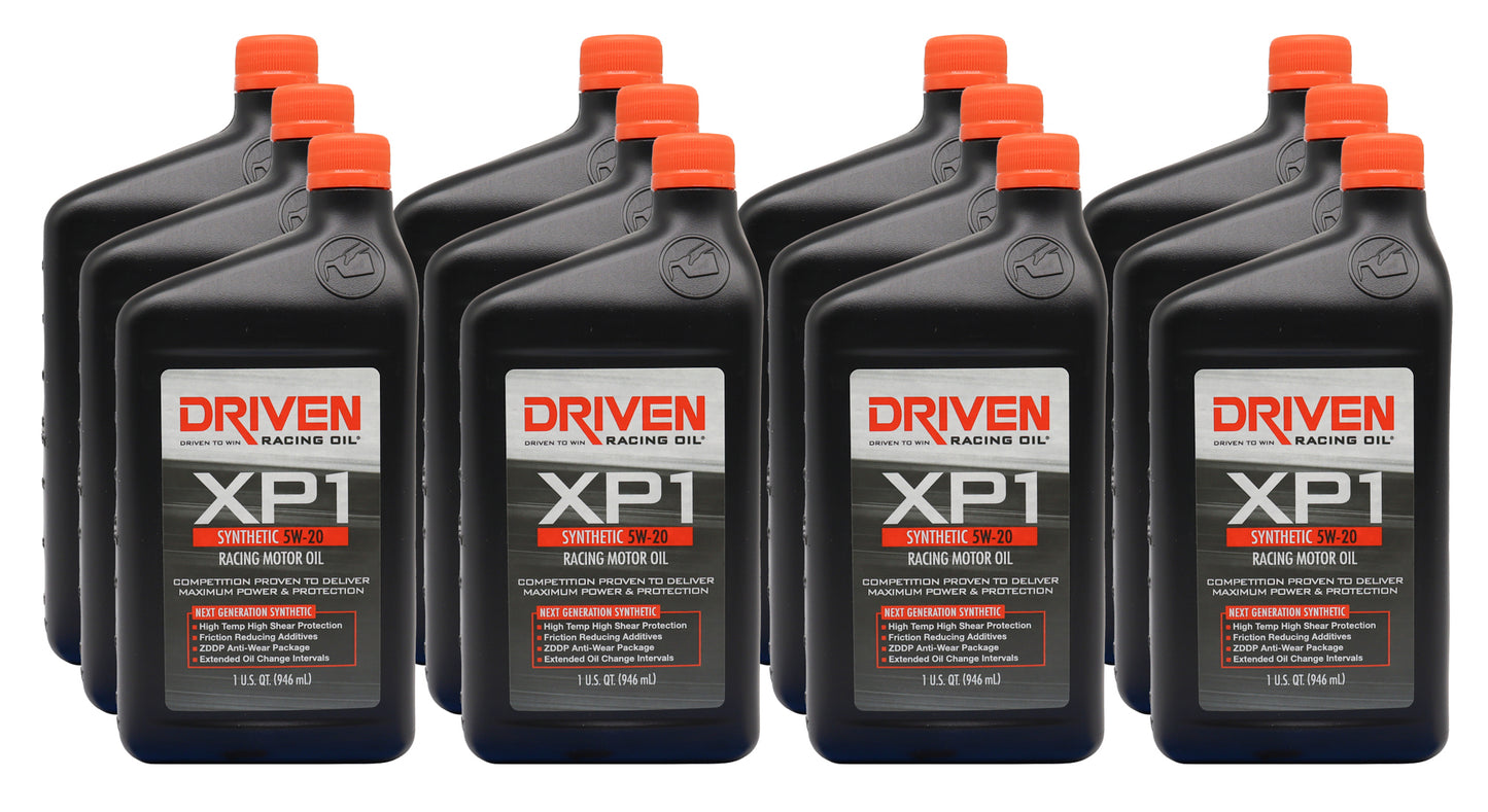 DRIVEN RACING OIL XP1 5w20 Synthetic Oil Case 12 x 1 Quart Oils, Fluids and Sealer Oils, Fluids and Additives main image