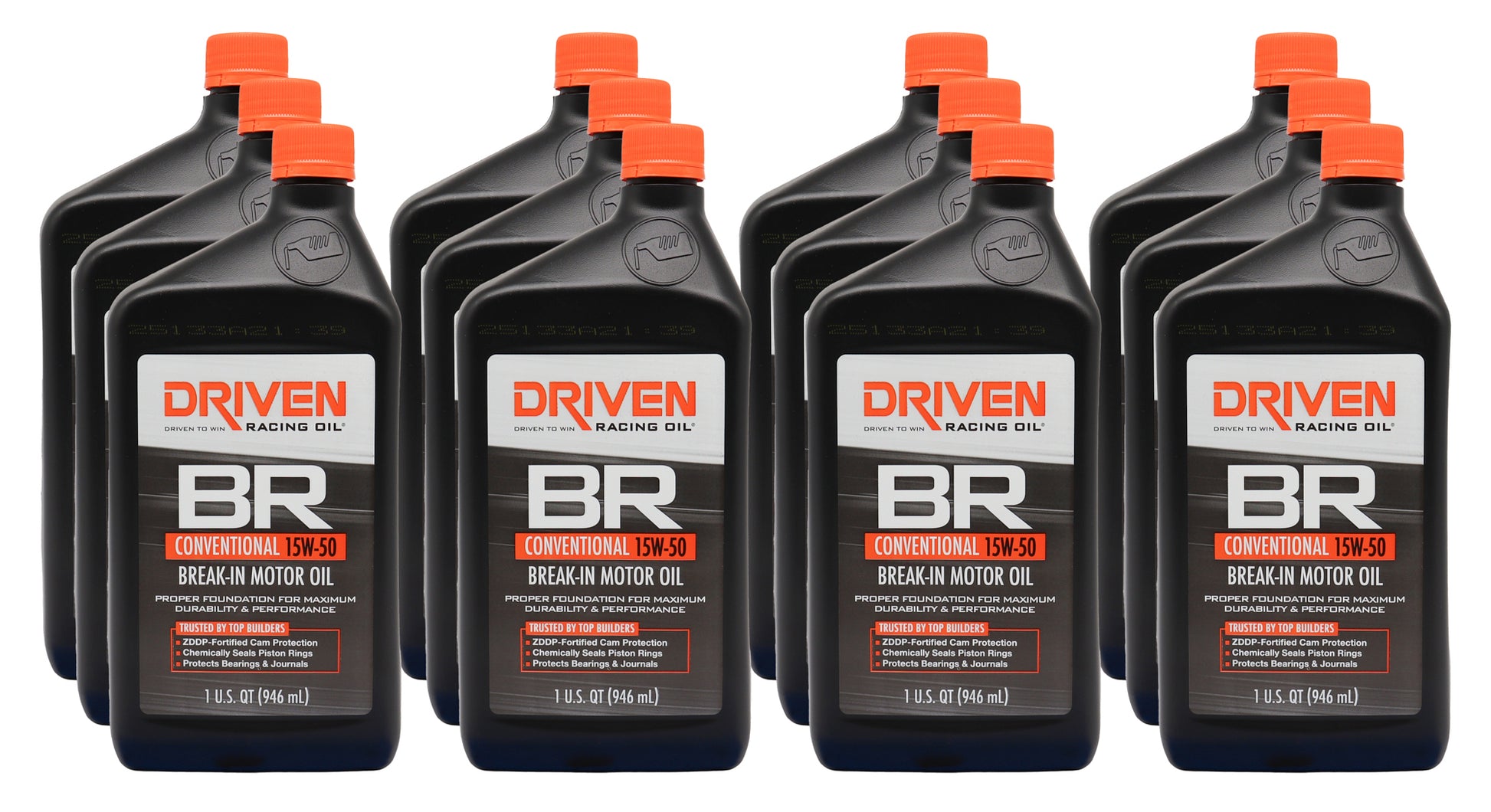 DRIVEN RACING OIL BR 15w50 Conventional Oil Case 12 x 1 Quart Oils, Fluids and Sealer Oils, Fluids and Additives main image