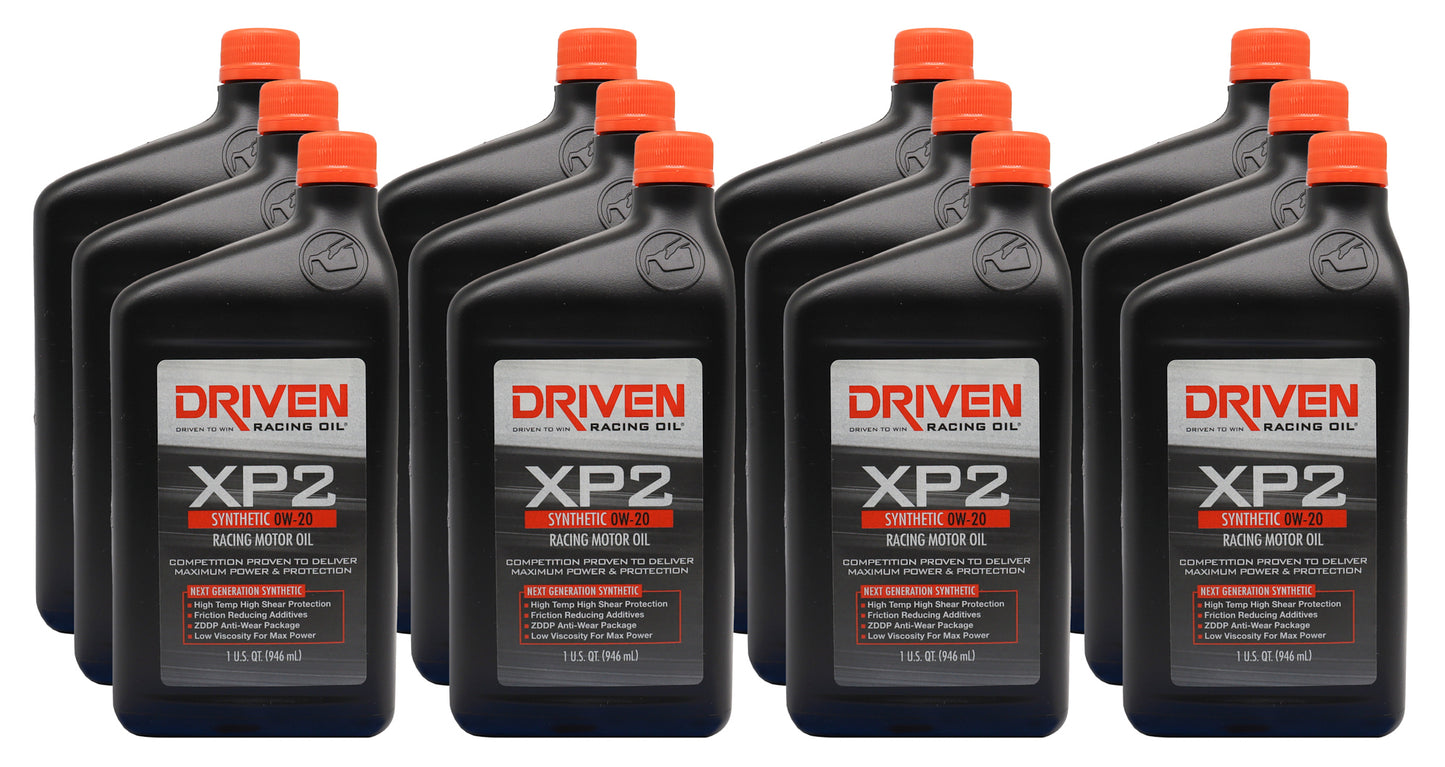 DRIVEN RACING OIL XP2 0w20 Synthetic Oil Case 12 x 1 Quart Oils, Fluids and Sealer Oils, Fluids and Additives main image