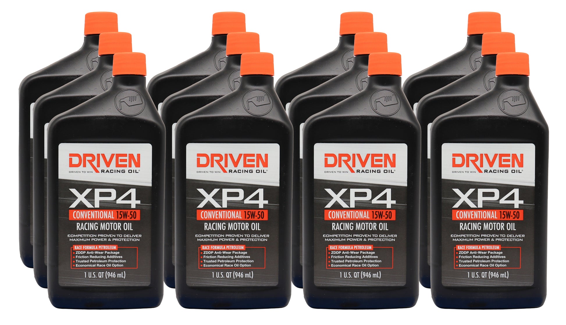 DRIVEN RACING OIL XP4 15w50 Conventional Oil Case 12 x 1 Quart Oils, Fluids and Sealer Oils, Fluids and Additives main image