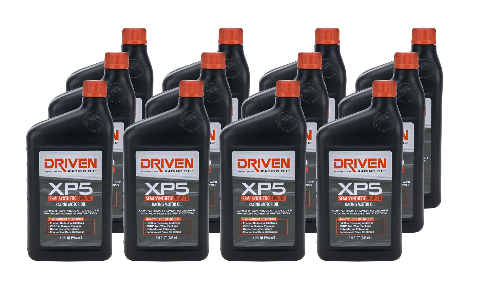 DRIVEN RACING OIL XP5 20w50 Semi-Synthetic Case 12 x 1 Quart Oils, Fluids and Sealer Oils, Fluids and Additives main image