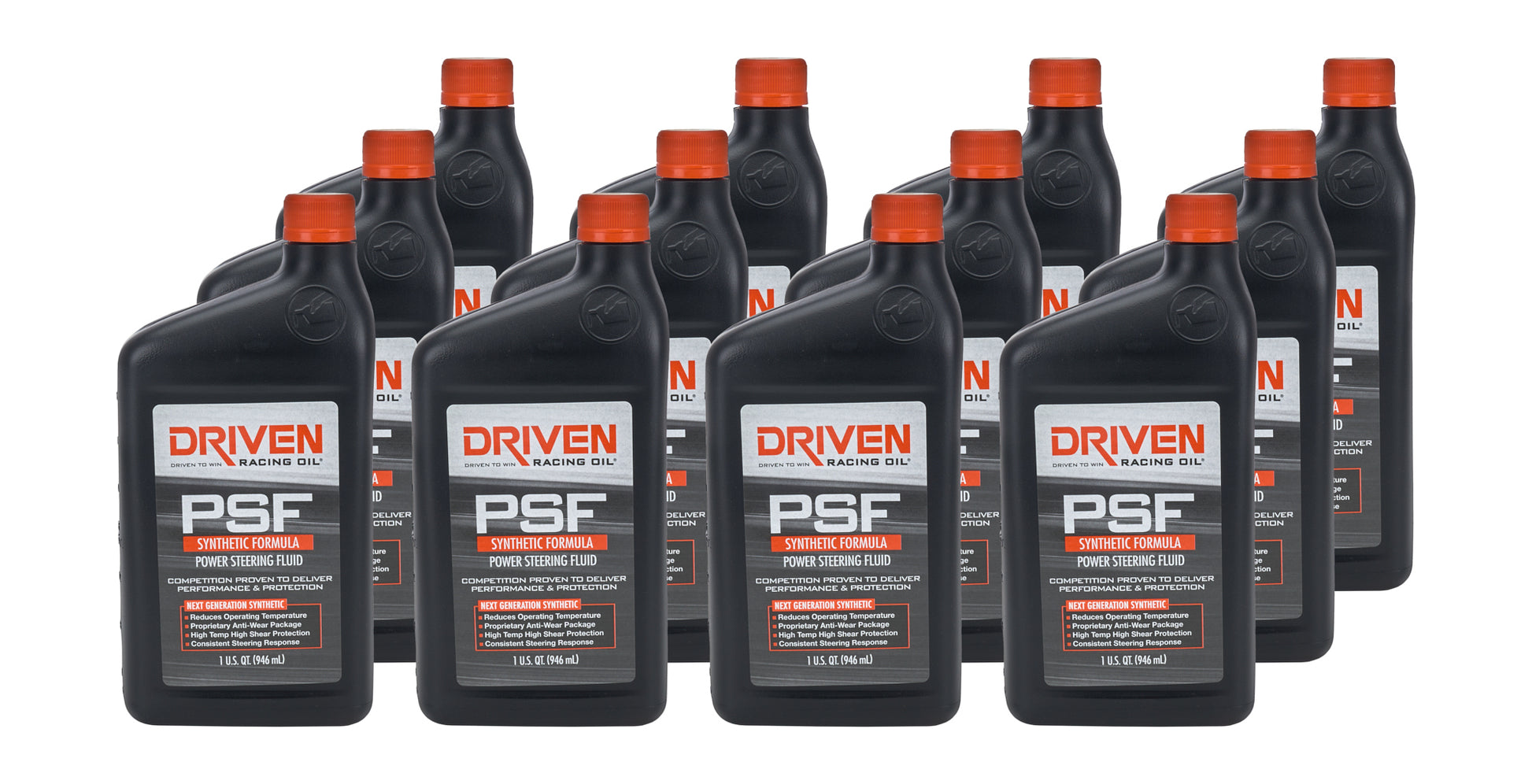 DRIVEN RACING OIL Power Steering Fluid Case 12 x 1 Quart Oils, Fluids and Sealer Oils, Fluids and Additives main image