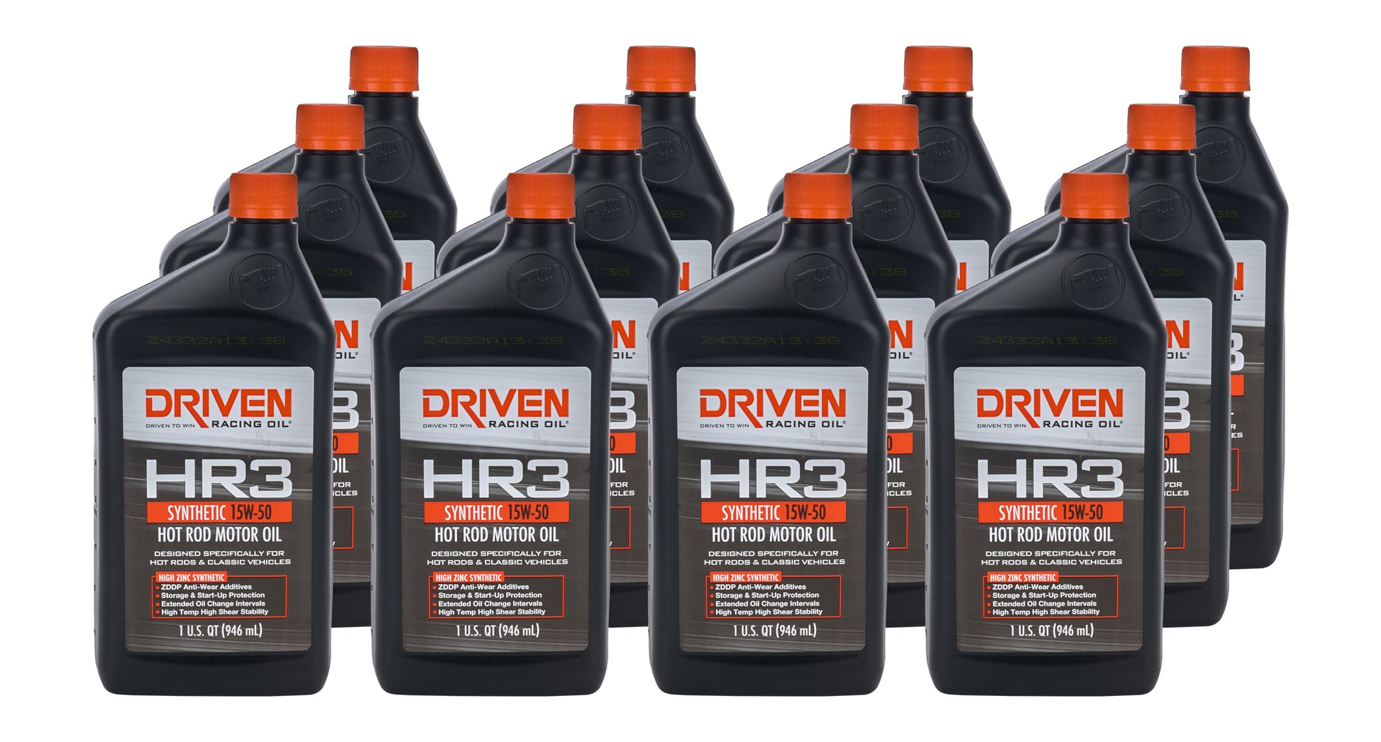 DRIVEN RACING OIL HR3 15w50 Synthetic Oil Case 12 x 1 Quart Oils, Fluids and Sealer Oils, Fluids and Additives main image