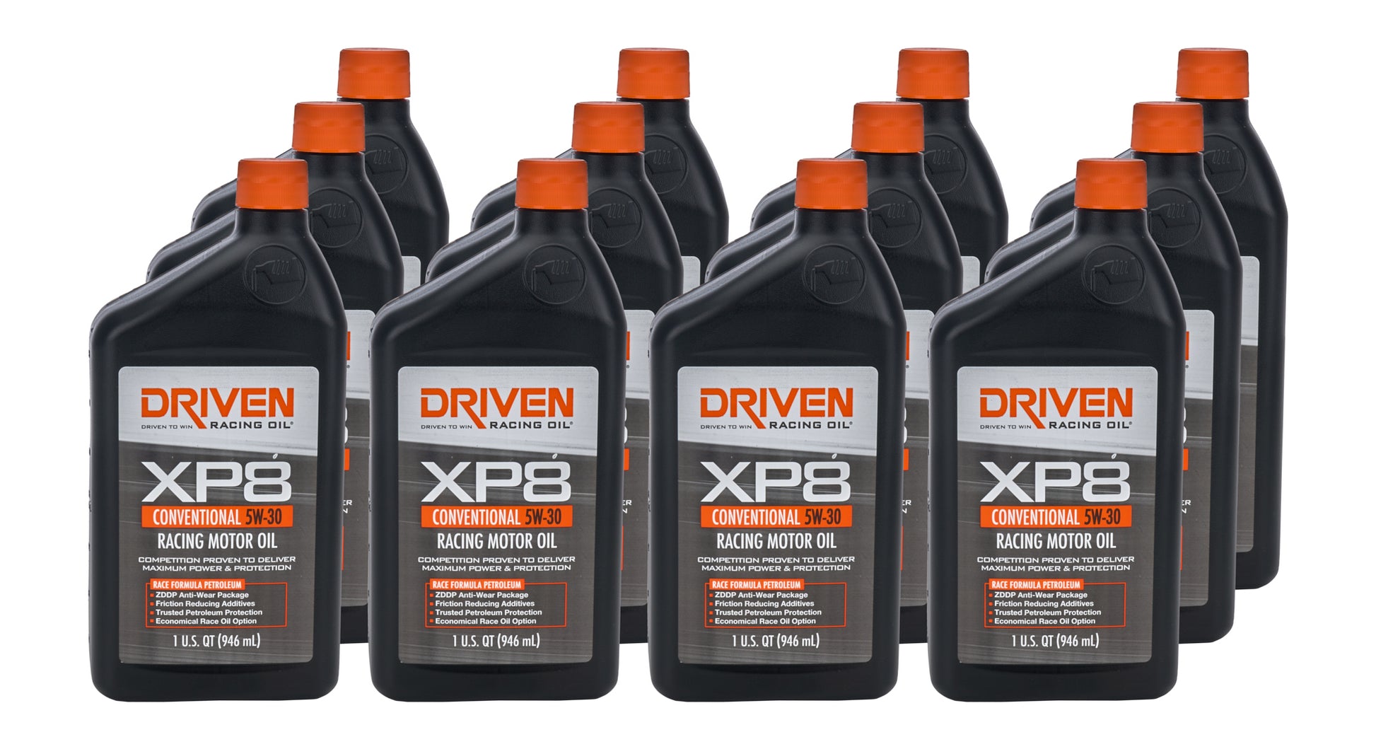 DRIVEN RACING OIL XP8 5w30 Conventional Oil Case 12 x 1 Quart Oils, Fluids and Sealer Oils, Fluids and Additives main image