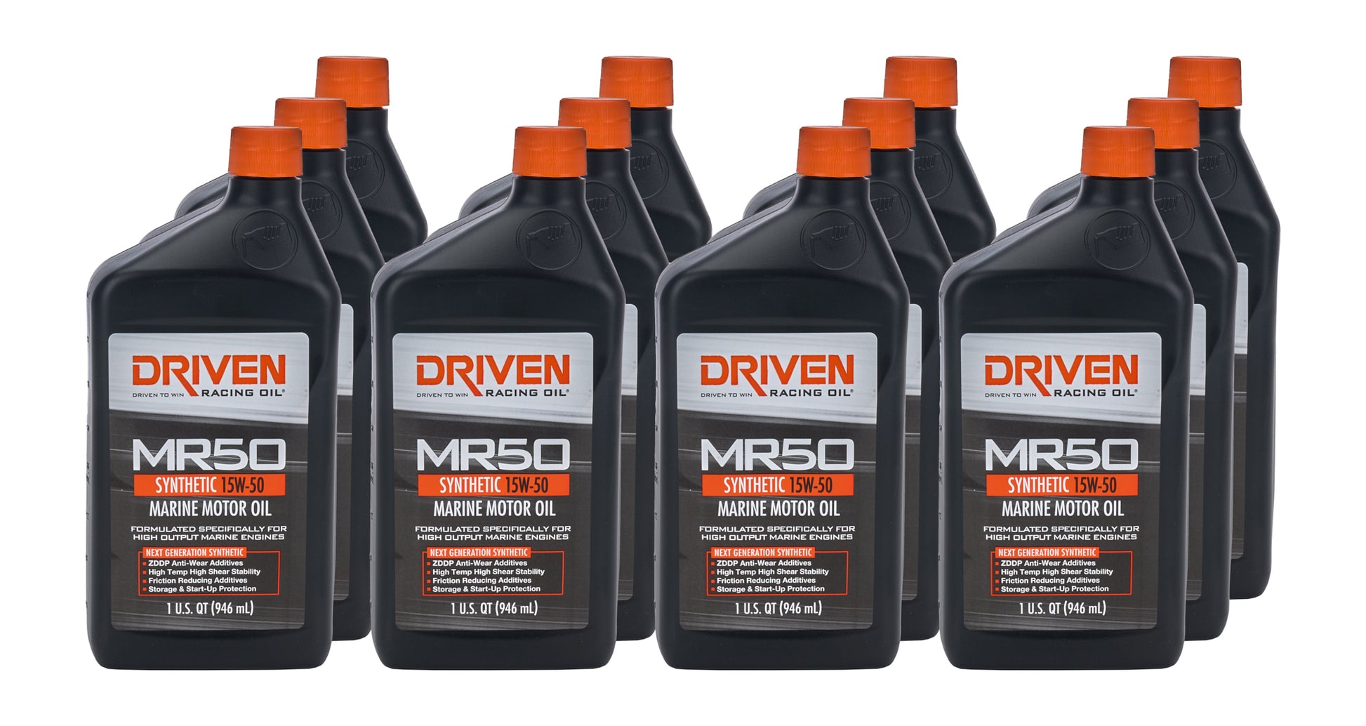 DRIVEN RACING OIL MR50 15w50 Marine Syn Oil Case 12 x 1 Quart Oils, Fluids and Sealer Oils, Fluids and Additives main image