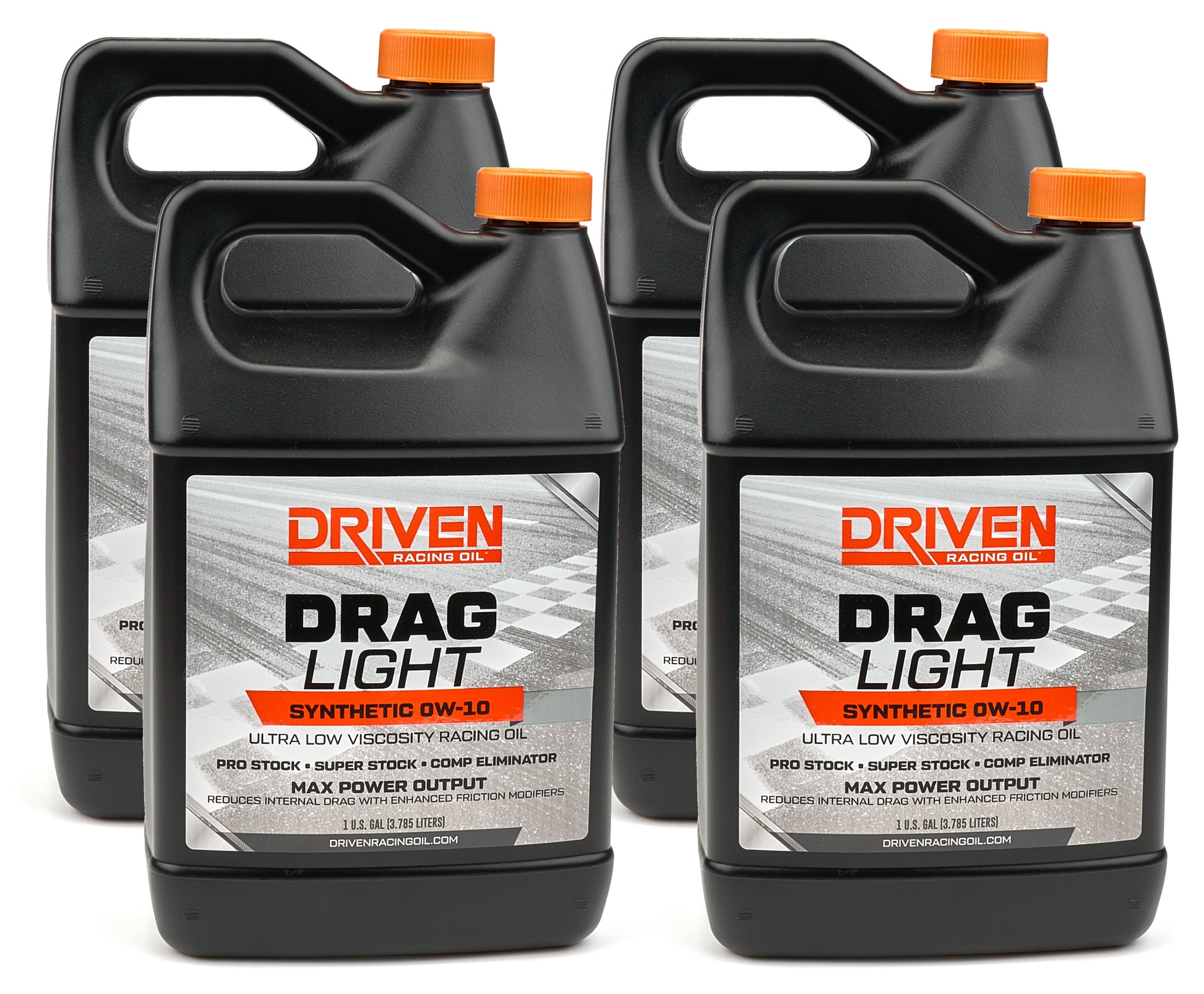 DRIVEN RACING OIL Drag Light 0W10 Oil Case 4/1Gal Oils, Fluids and Sealer Oils, Fluids and Additives main image