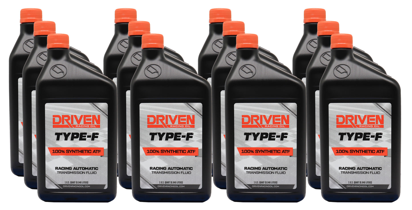 DRIVEN RACING OIL Type F ATF Trans Fluid Case 12/Qt Oils, Fluids and Sealer Oils, Fluids and Additives main image