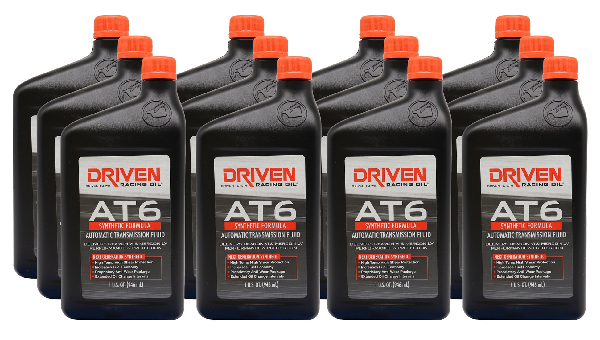 DRIVEN RACING OIL AT6 Synthetic Dex 6/MERC Trans Fluid Case 12x1Qt Oils, Fluids and Sealer Oils, Fluids and Additives main image