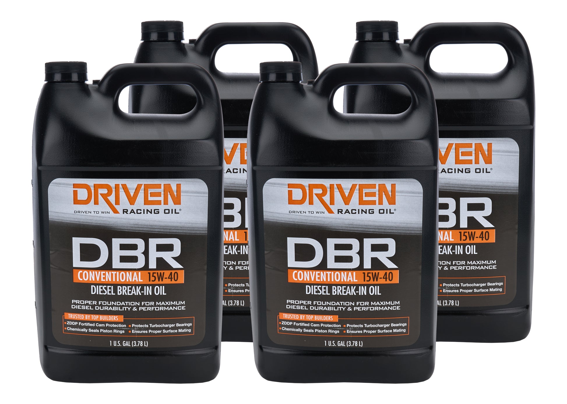 DRIVEN RACING OIL DBR 15w40 Diesel Break- In Oil Case 4 x 1 Gallon Oils, Fluids and Sealer Oils, Fluids and Additives main image