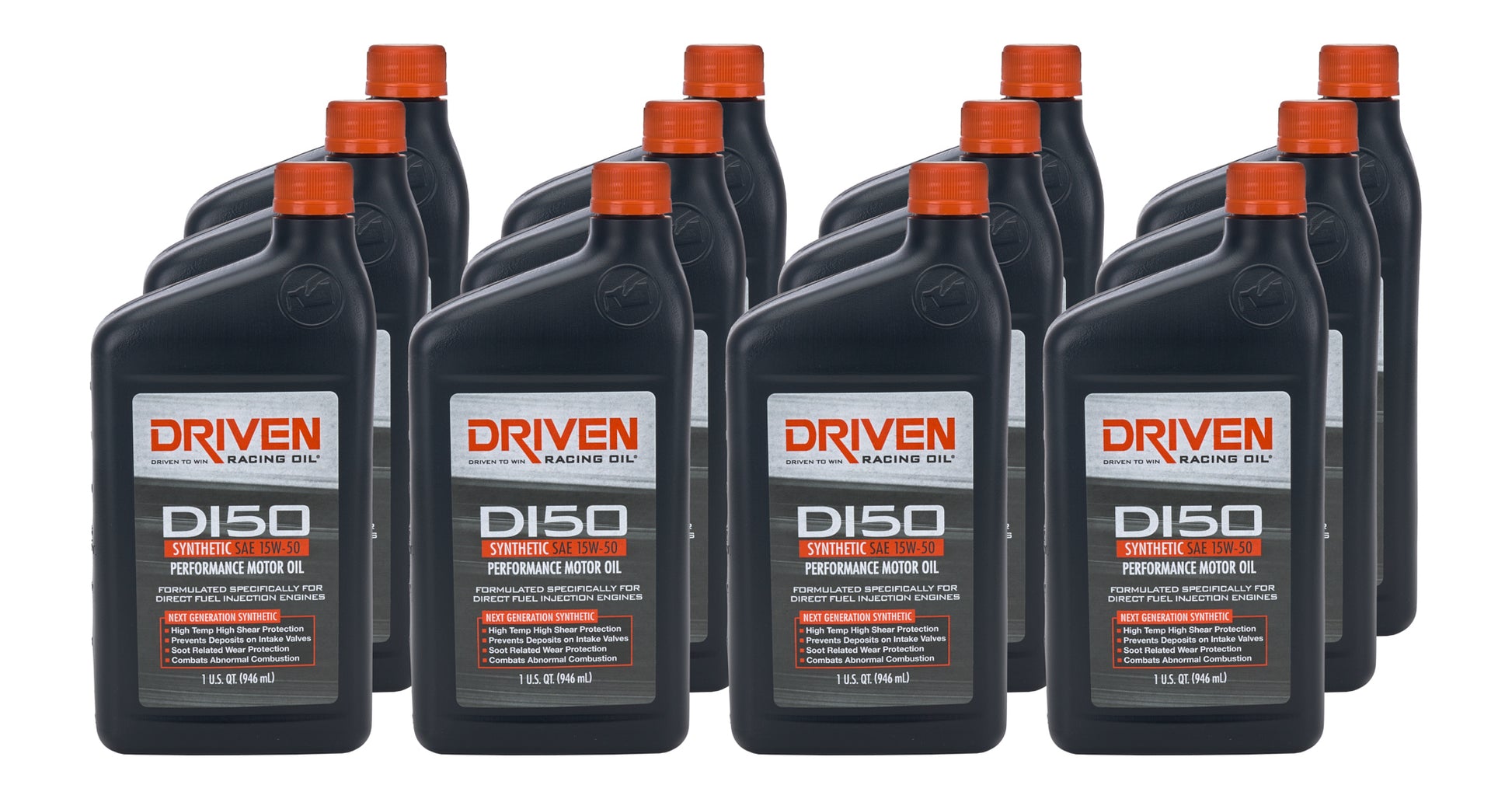 DRIVEN RACING OIL DI50 15w50 Synthetic Oil Case 12 x 1 Quart Oils, Fluids and Sealer Oils, Fluids and Additives main image