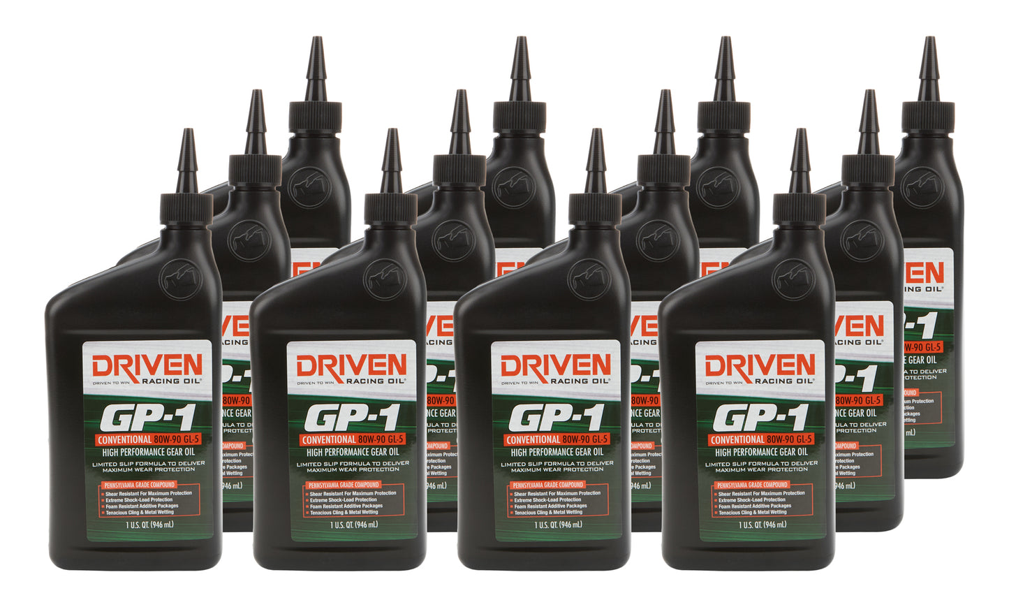 DRIVEN RACING OIL GP-1 80w90 Gear Oil Case 12 x 1 Quart Oils, Fluids and Sealer Oils, Fluids and Additives main image