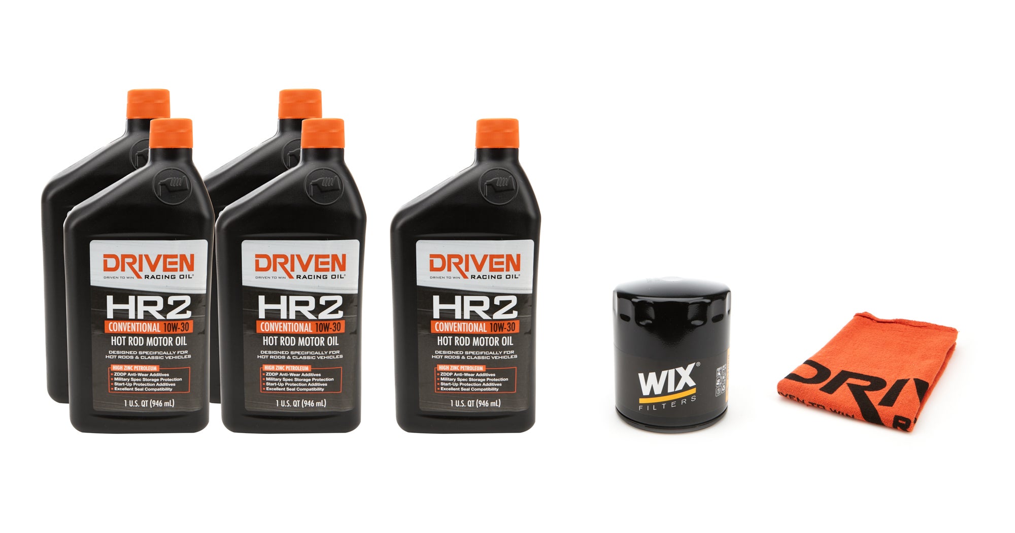 Driven Racing Oil 10W30 Oil Change Kit 64-75 GM V8 265-454 CID Oils, Fluids and Additives Motor Oil main image