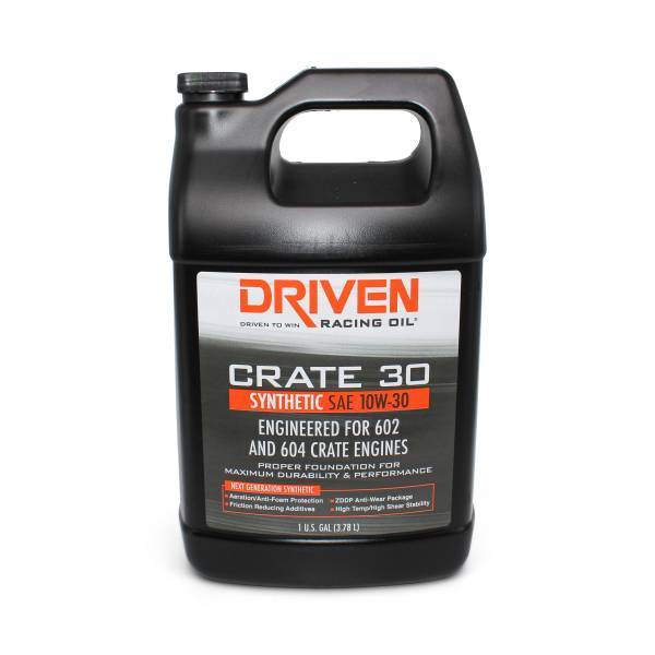 Driven Racing Oil Crate 30 10w30 Synthetic Oil 1 Gallon Oils, Fluids and Additives Motor Oil main image