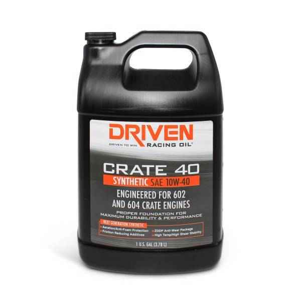 Driven Racing Oil Crate 40 10w40 Synthetic Oil 1 Gallon Oils, Fluids and Additives Motor Oil main image