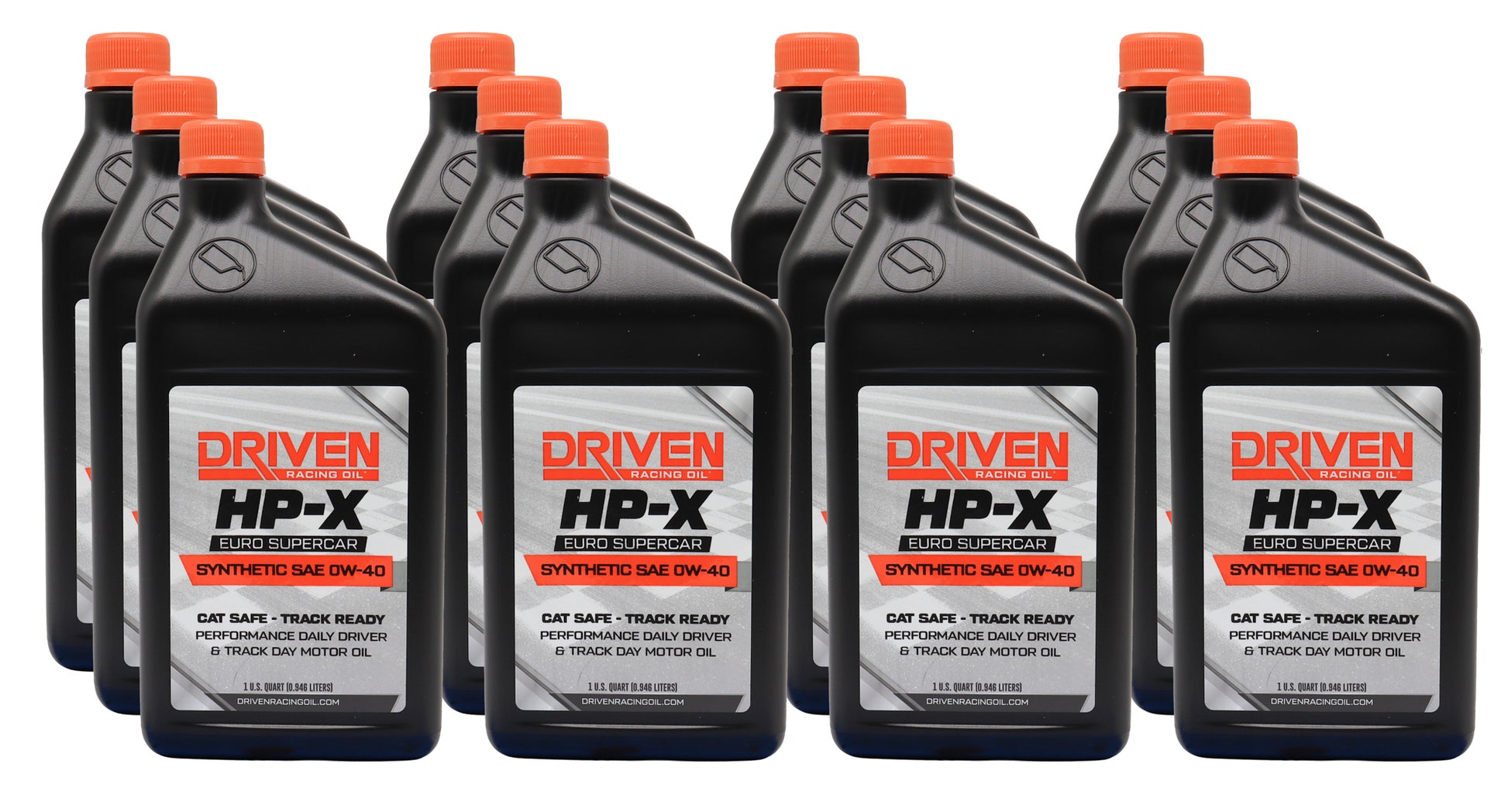 DRIVEN RACING OIL HP-X EURO 0W40 Motor Oil Case 12/Qt Oils, Fluids and Sealer Oils, Fluids and Additives main image