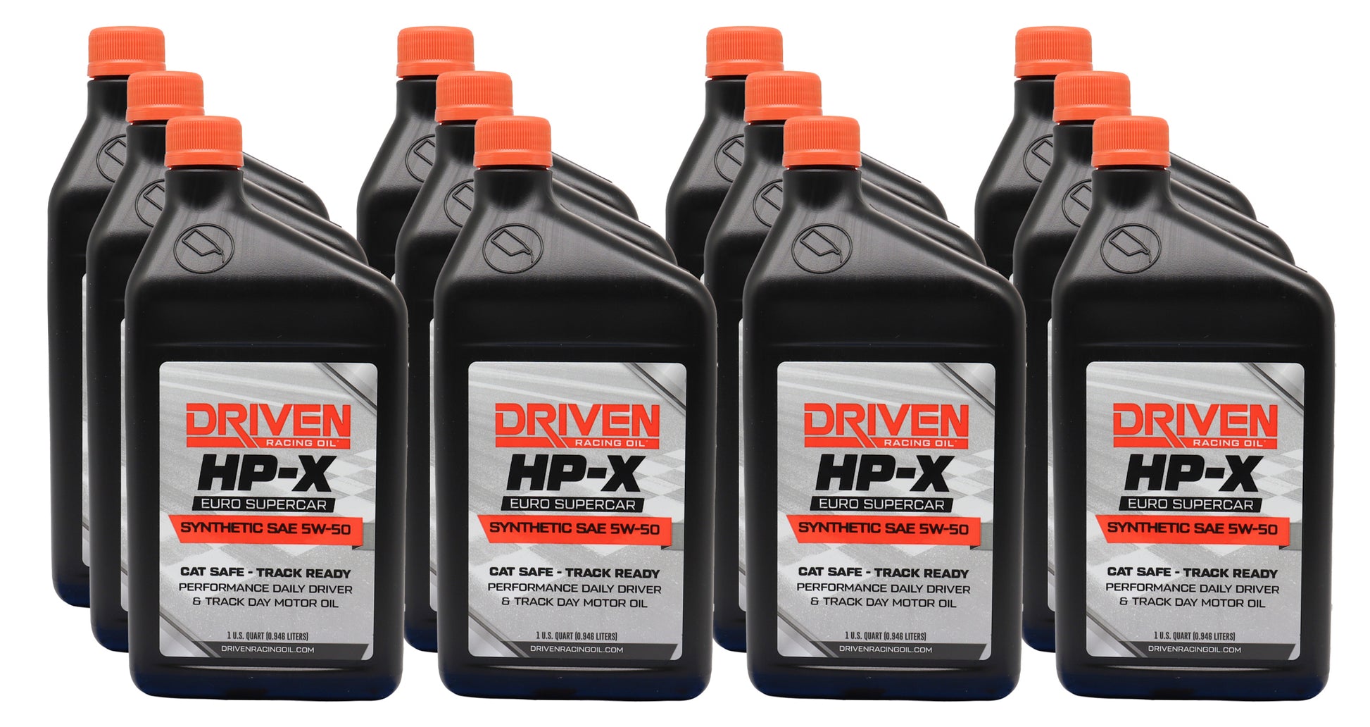 DRIVEN RACING OIL HP-X EURO 5W50 Motor Oil Case 12/Qt Oils, Fluids and Sealer Oils, Fluids and Additives main image