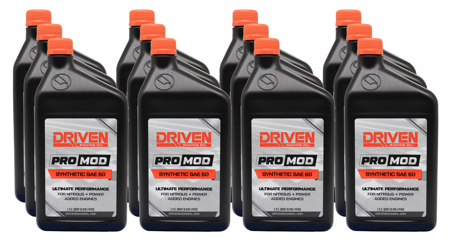 DRIVEN RACING OIL ProMod 60W Motor Oil Case 12/Qt Oils, Fluids and Sealer Oils, Fluids and Additives main image