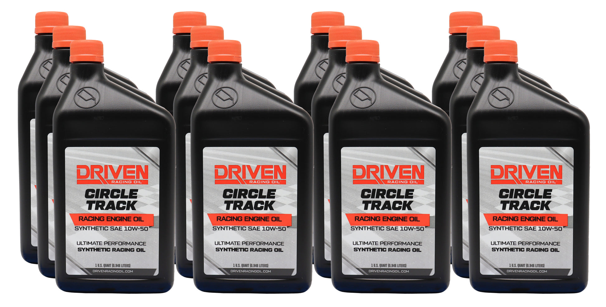 DRIVEN RACING OIL Circle Track 10W50 Oil Case 12/Qt Oils, Fluids and Sealer Oils, Fluids and Additives main image