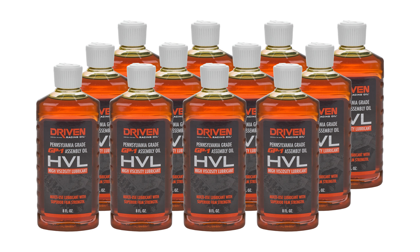 DRIVEN RACING OIL HVL  High Viscosity Lube Case 12 x 8 oz. Oils, Fluids and Sealer Lubricants and Penetrants main image
