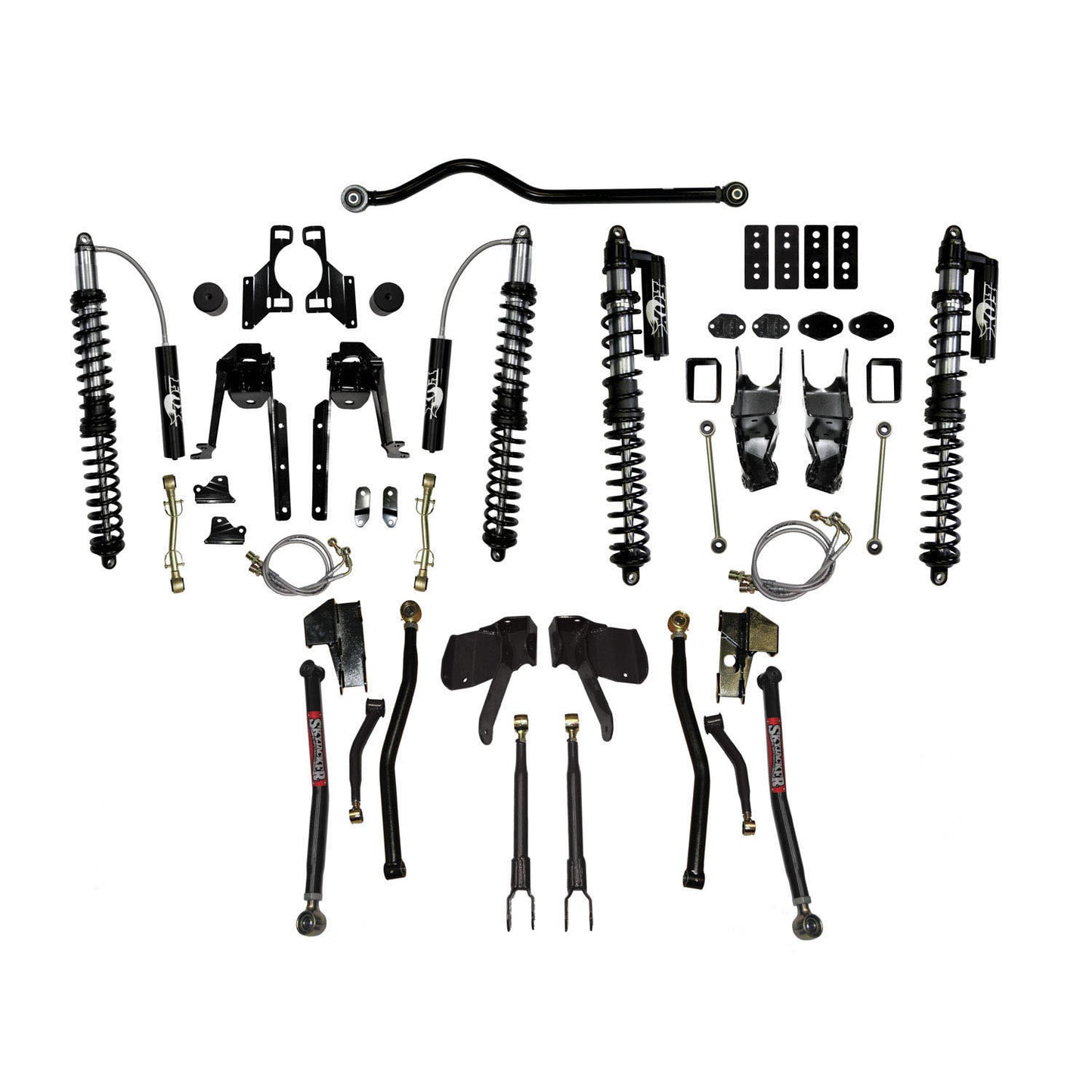 Skyjacker 17-18 Jeep Wrangler  5-6 in Long Arm LeDuc Series Coil-Over Kit JK64LLSK-SX
