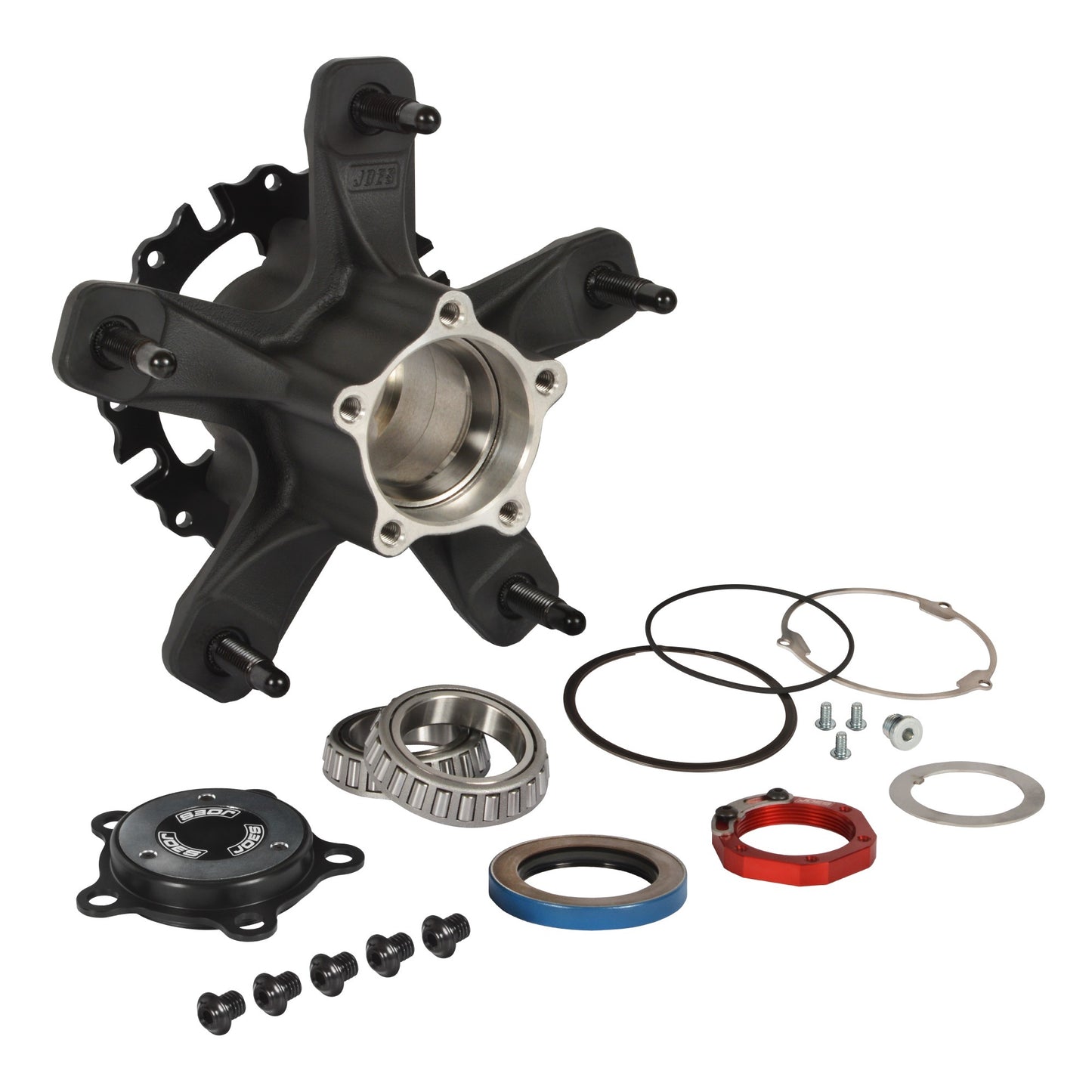 JOES RACING PRODUCTS Hub Wide 5 Kit Accelerator Black Brakes Wheel Hubs, Bearings and Components main image