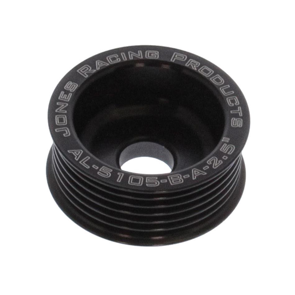 JONES RACING PRODUCTS Pulley Alt. 2.5in OD 6-Grv Serpentine .669 ID Engines and Components Belts and Pulleys main image