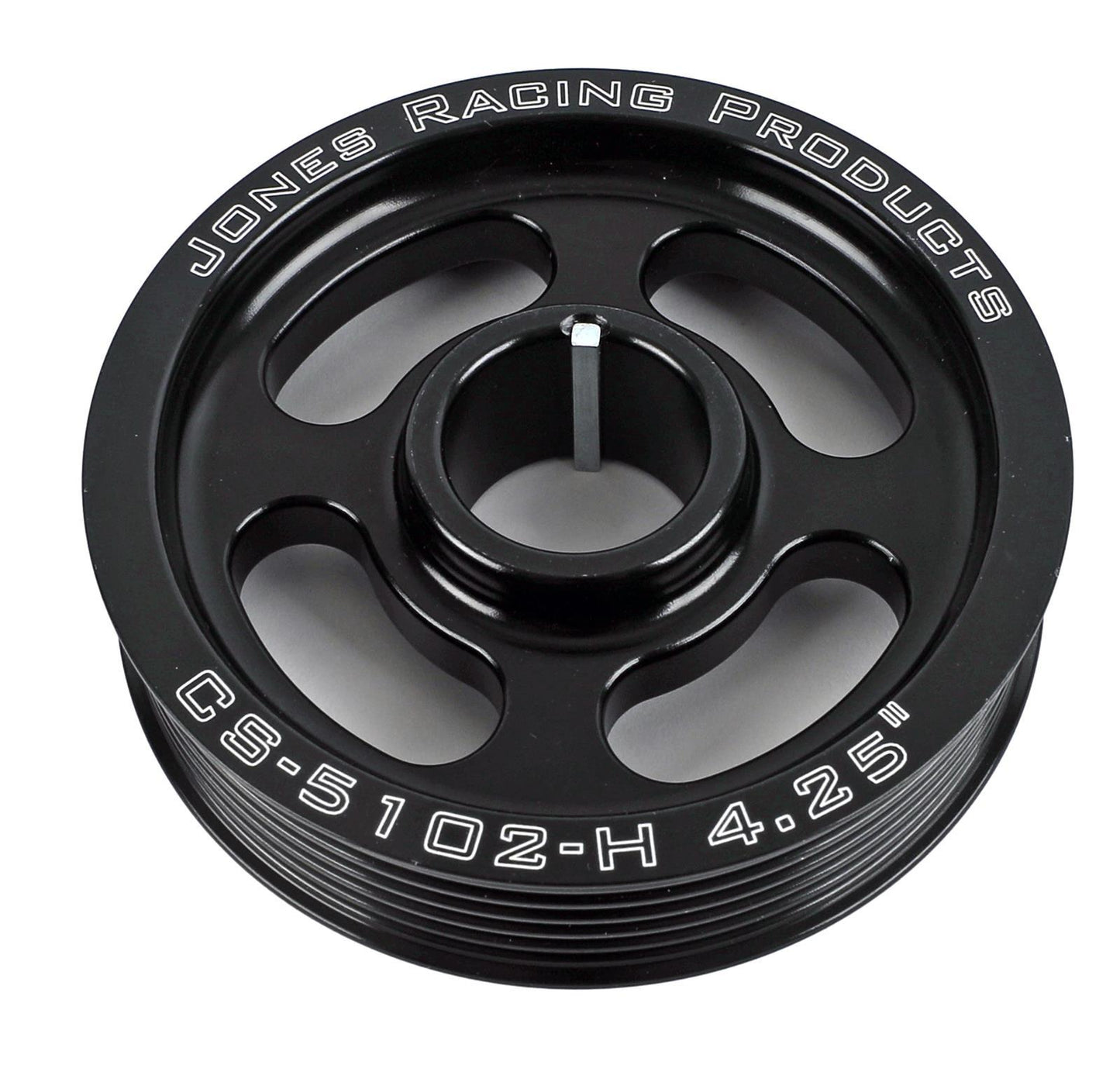 JONES RACING PRODUCTS Crank Pulley Serpentine 4.25IN Engines and Components Belts and Pulleys main image